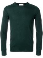 Laneus Crew Neck Sweater - Green