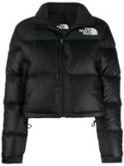 The North Face Contrast Logo Padded Jacket - Black