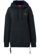 Tommy Hilfiger Logo Patch Hooded Sweatshirt - Grey