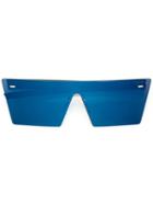 Retrosuperfuture 'tuttolente W' Sunglasses, Adult Unisex, Blue, Acetate
