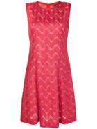 Missoni Metallic Thread Dress - Red