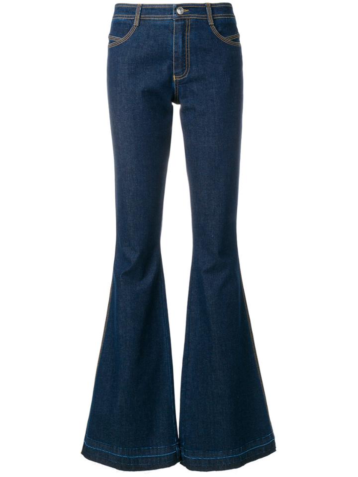 Ermanno Scervino High Waisted Flared Jeans - Blue