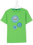 Aston Martin Kids Teen Patch-print T-shirt - Green