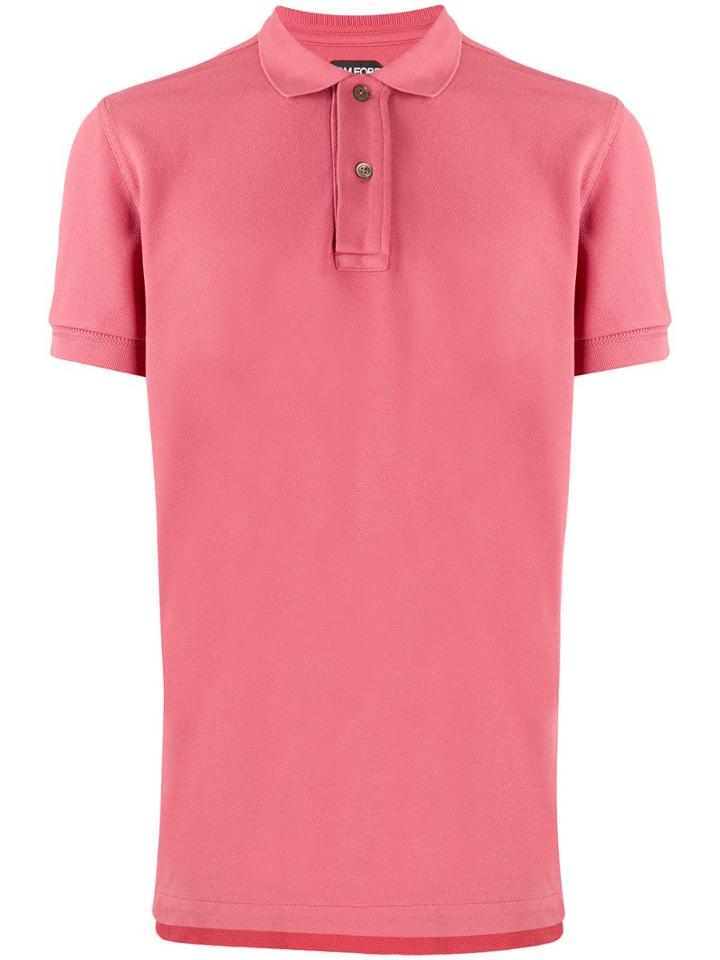 Tom Ford Short-sleeved Polo Shirt - Red