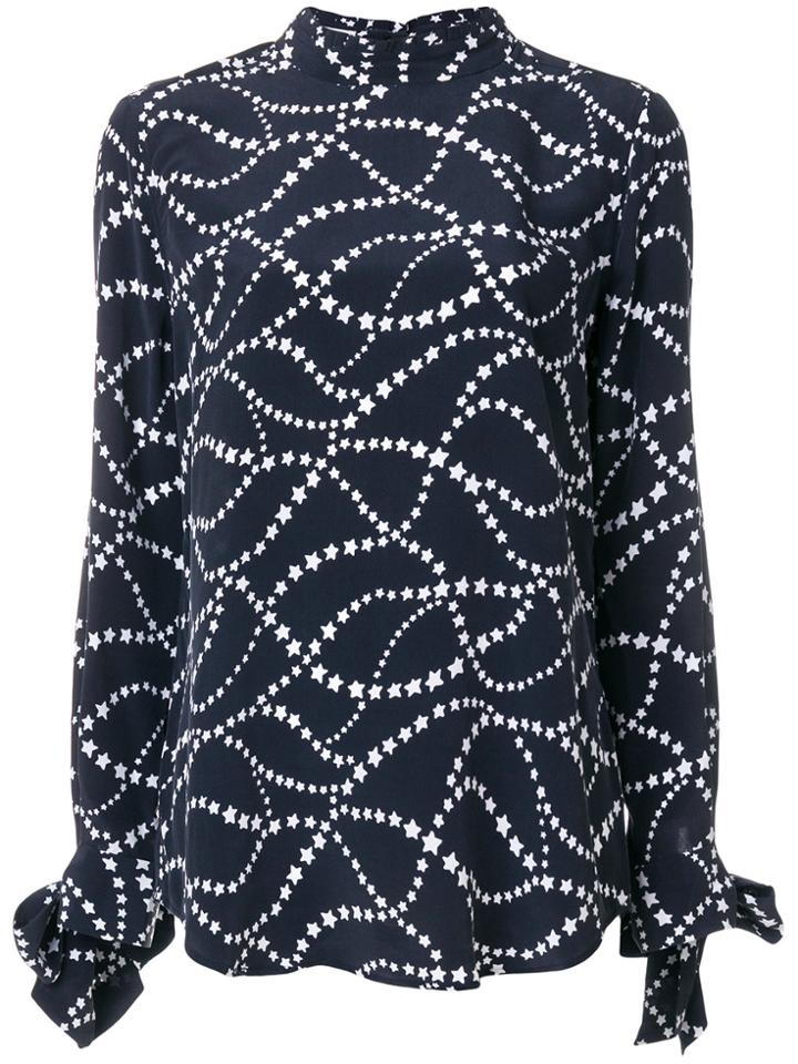 Equipment Star Print Blouse - Blue