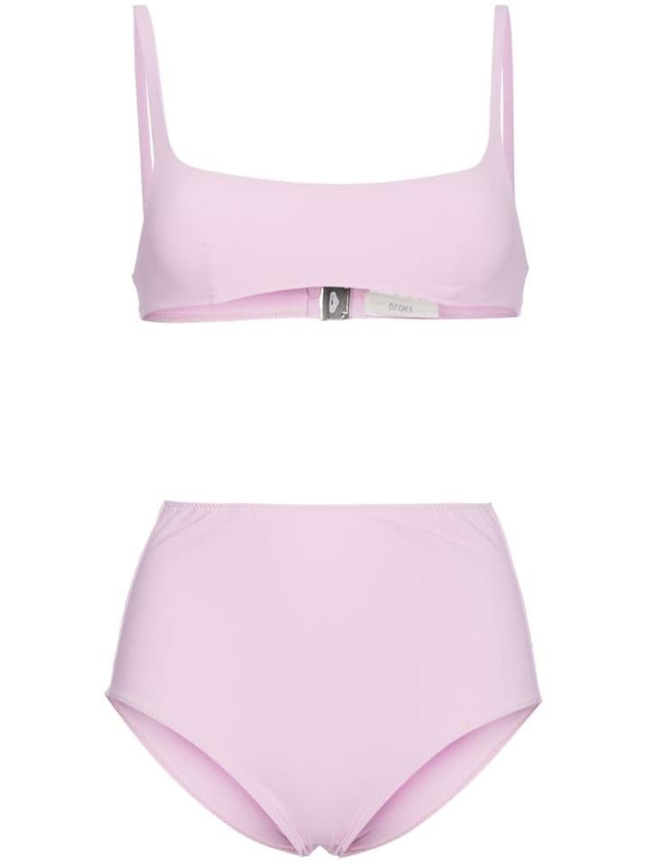 Araks Quinn Bikini Top And Mallory Hipster Set - Pink