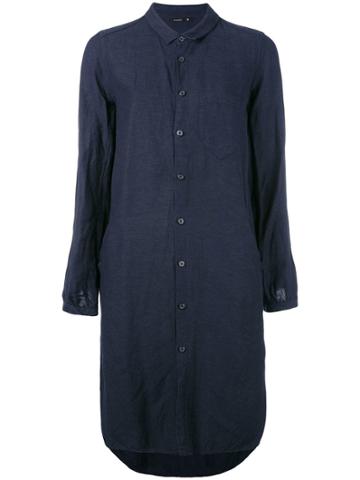 Klasica Classic Shirt Dress - Blue