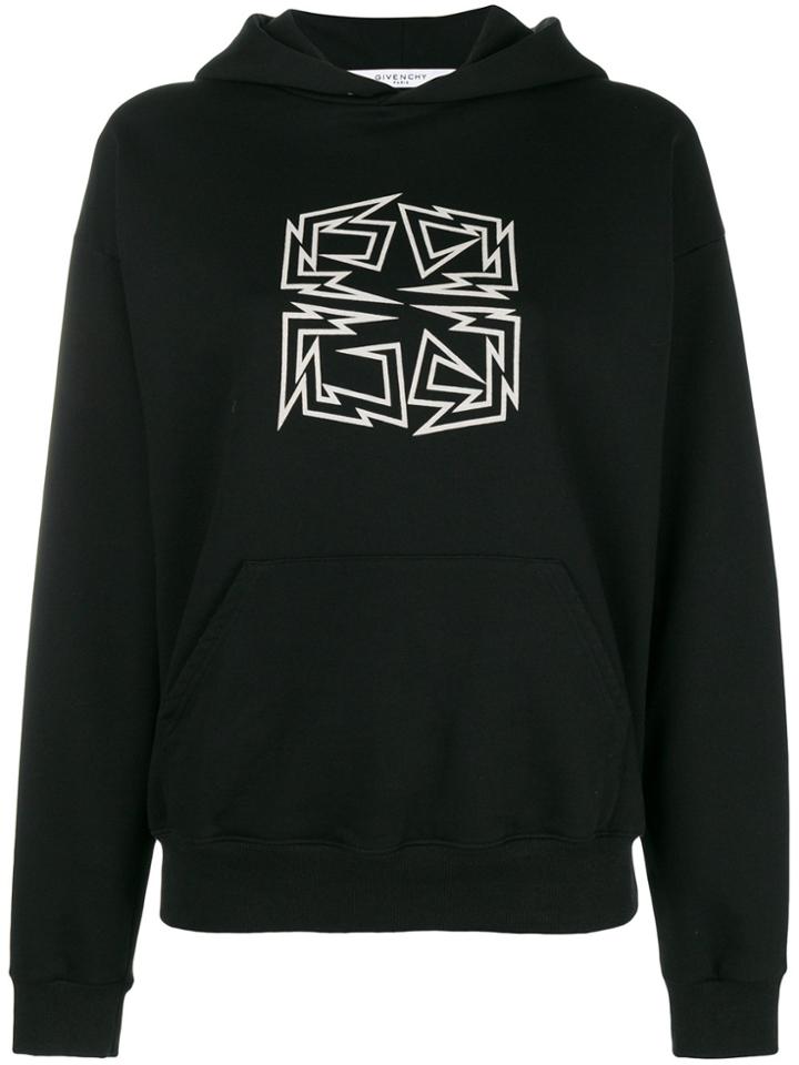 Givenchy 4g Logo Hoodie - Black