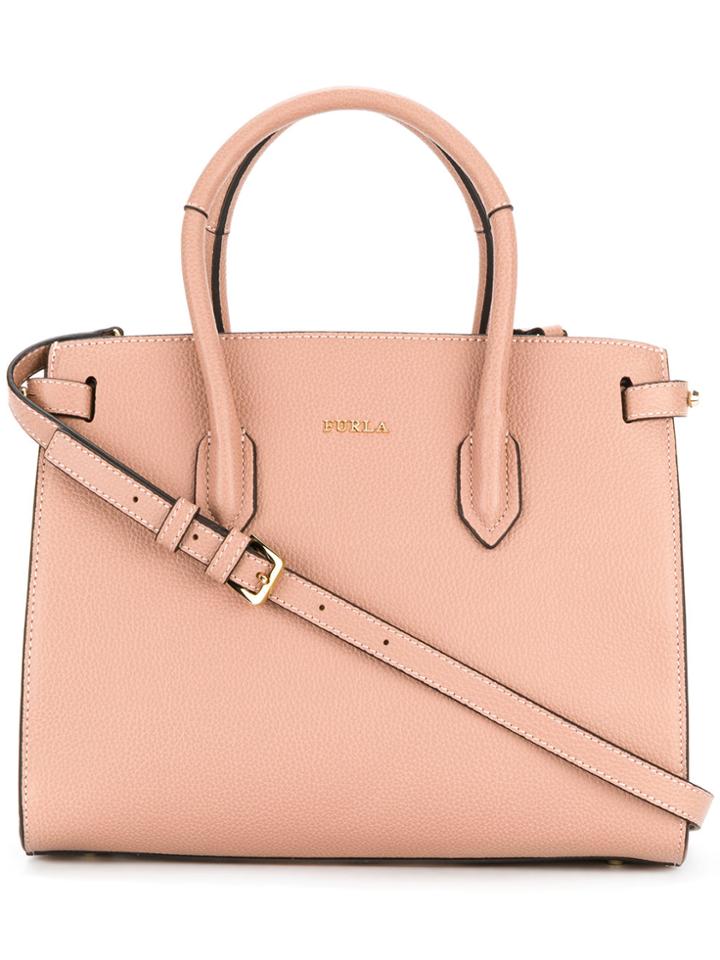 Furla Squared Tote Bag - Pink & Purple