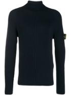 Stone Island Roll-neck Sweater - Blue