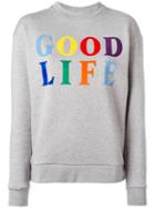 Être Cécile Good Life Boyfriend Sweatshirt, Women's, Size: Small, Grey, Cotton