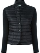 Moncler Padded Front Blazer, Women's, Size: L, Black, Polyamide/feather Down