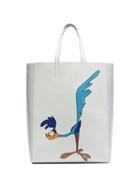 Calvin Klein 205w39nyc Road Runner Motif Tote Bag - White