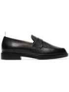 Thom Browne Black Grained Leather Brogues
