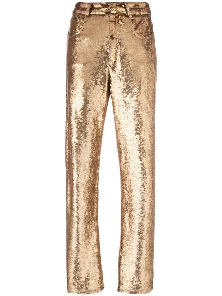 Iro Sequin Trousers - Metallic