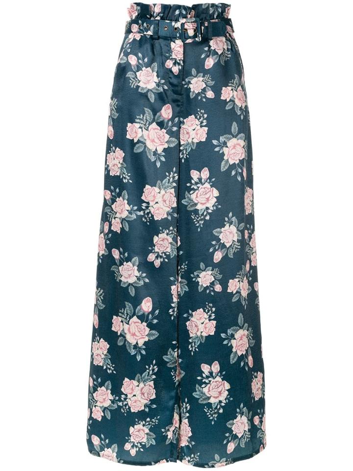 We Are Kindred French Palazzo Pant - Green