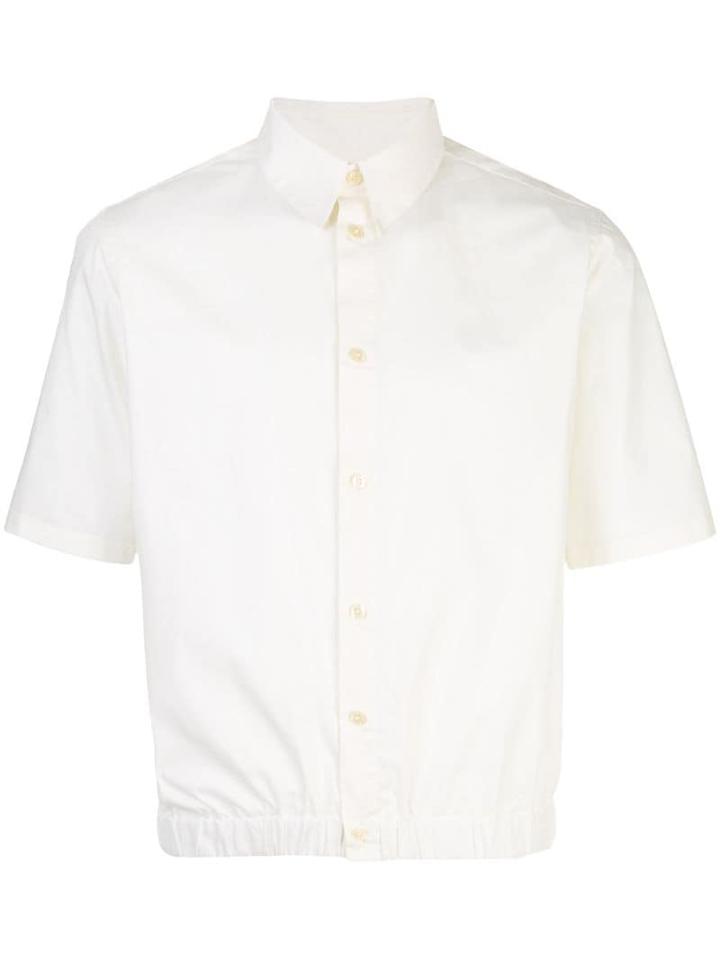 Martine Rose Ruched Hem Shirt - White