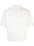 Martine Rose Ruched Hem Shirt - White