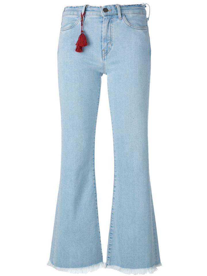 Mih Jeans Lou Customised Jeans By Alex Carl, Women's, Size: 28, Blue, Cotton/polyester/spandex/elastane