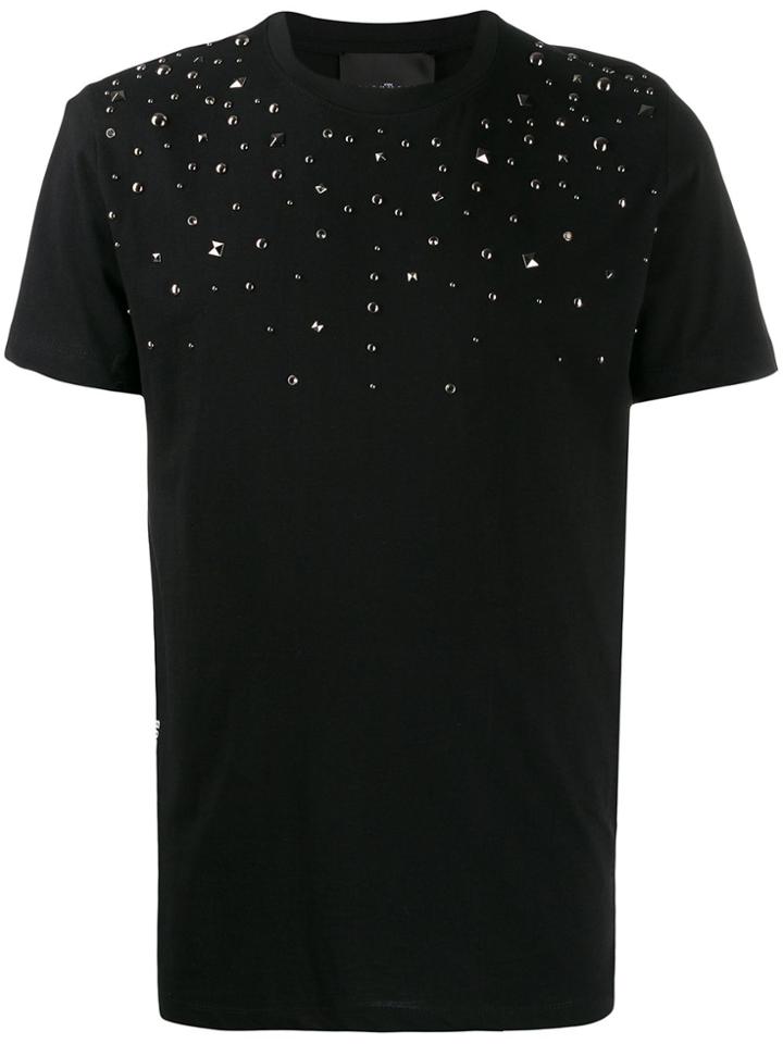 John Richmond T-shirt Mm Giro Mandoul - Black