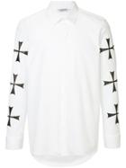 Neil Barrett Cross Sleeve Shirt - White