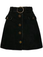 Gucci Belted Skirt - Black