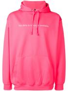 F.a.m.t. Slogan Print Hooded Sweatshirt - Pink