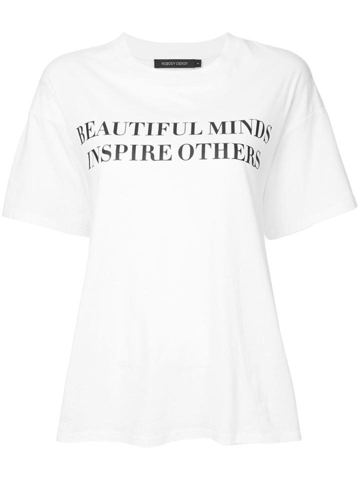 Nobody Denim Loose Fit T-shirt - White
