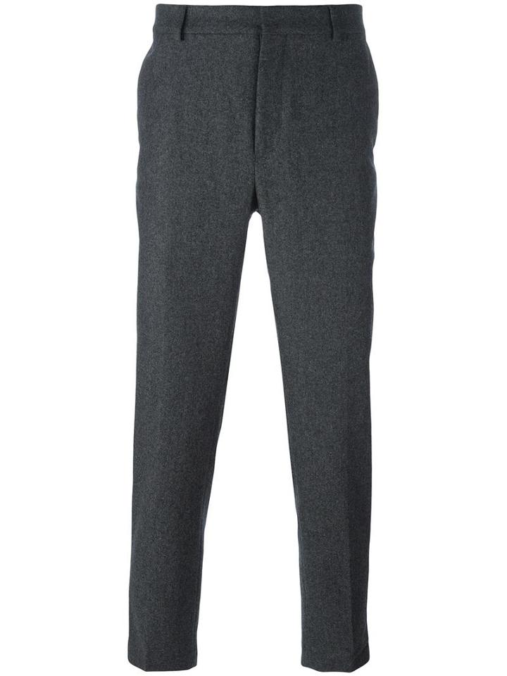 Harmony Paris Tailored Trousers, Men's, Size: 48, Grey, Wool/viscose
