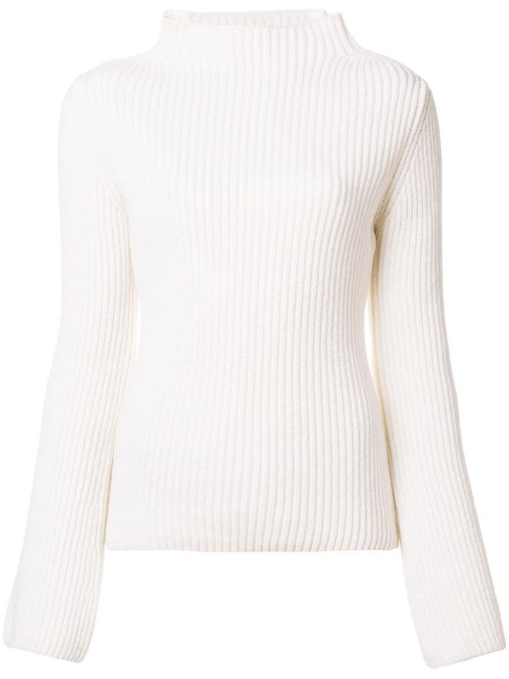 Nehera Turtleneck Ribbed Jumper - White