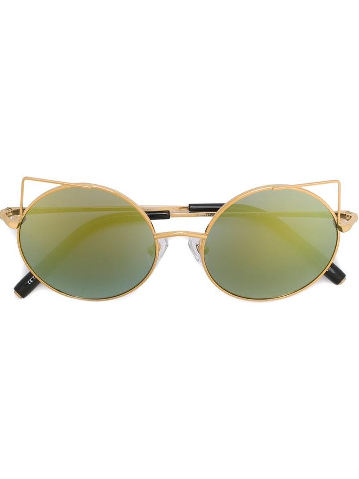 Matthew Williamson Round Frame Sunglasses