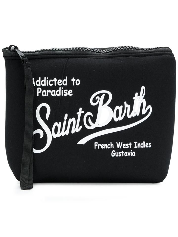 Mc2 Saint Barth Logo Wash Bag - Black