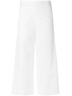 Andrea Marques Cropped Trousers - White