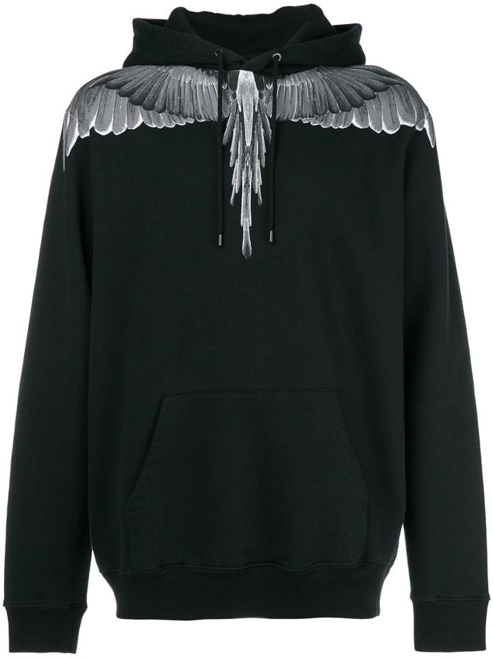 Marcelo Burlon County Of Milan Wings Hoodie - Black