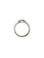 Tobias Wistisen Narrow Stitch Ring, Men's, Size: 64, Metallic, Silver