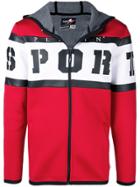 Plein Sport Logo Hooded Jacket - Red