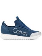Calvin Klein Jeans Slip-on Mesh Sneakers - Blue