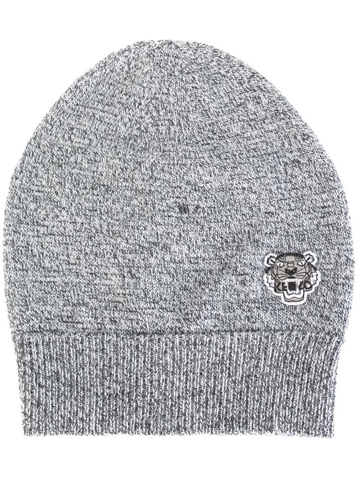 Kenzo 'tiger' Beanie, Men's, Grey, Wool
