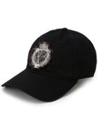 424 Printed Crest Baseball Cap - Black