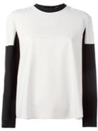 L'autre Chose - Round Neck Longsleeved T-shirt - Women - Spandex/elastane/viscose - 44, Nude/neutrals, Spandex/elastane/viscose