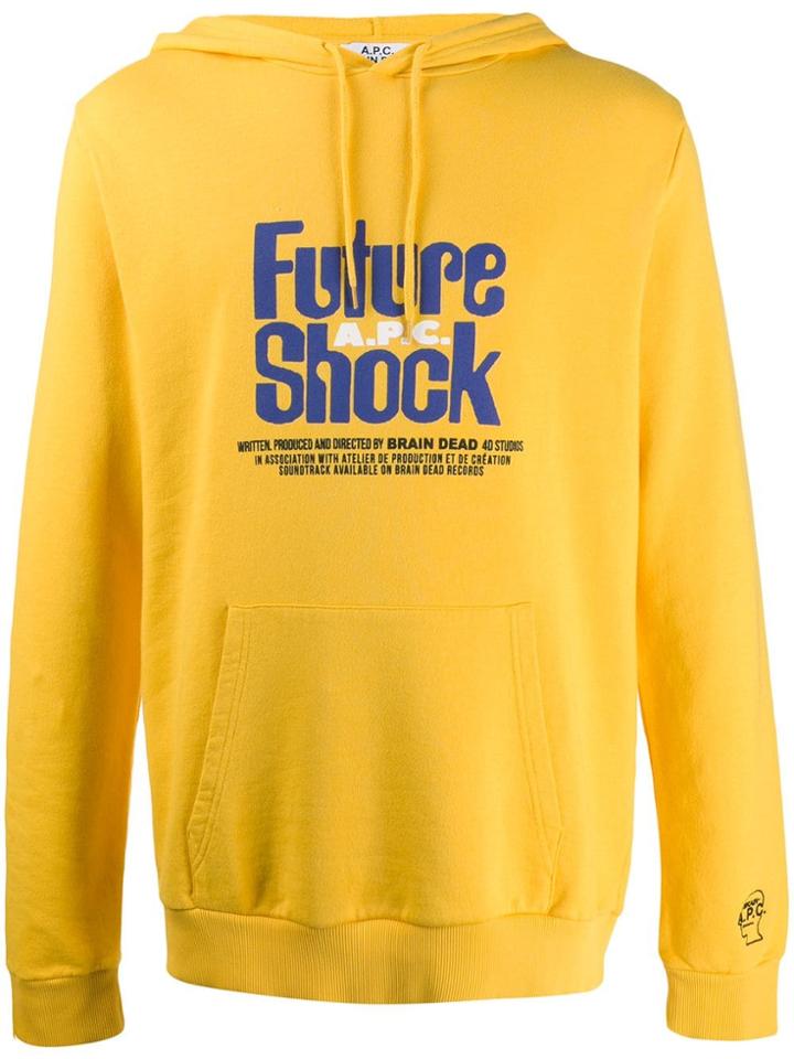 A.p.c. Future Shock Hoodie - Yellow