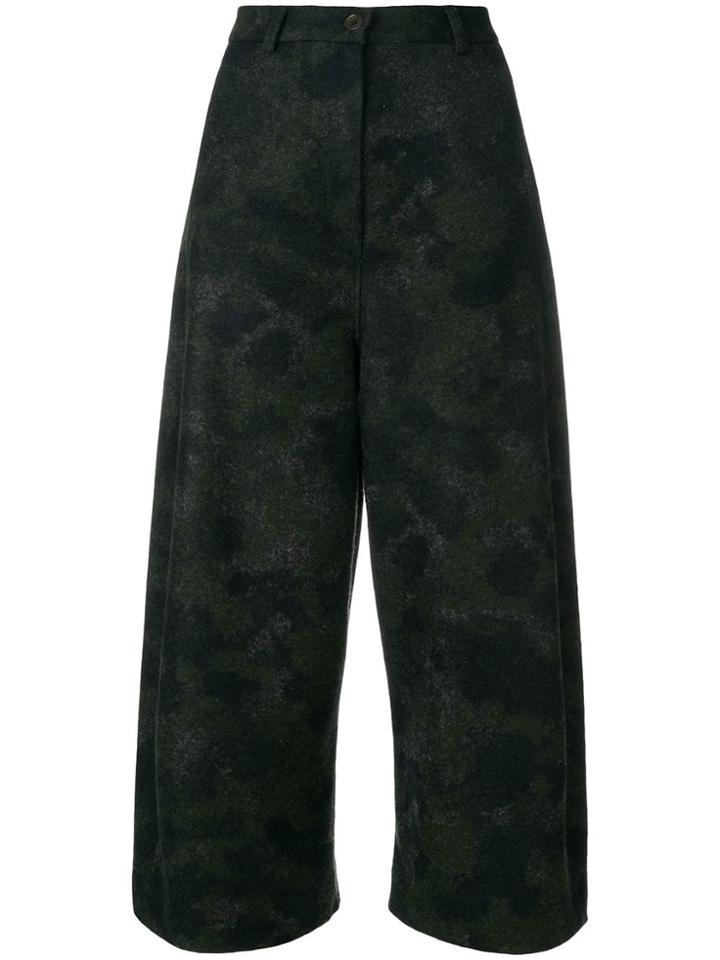 Henrik Vibskov Siri Cropped Trousers - Green