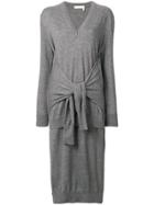 Chloé Waist-tied Sweater Dress - Grey