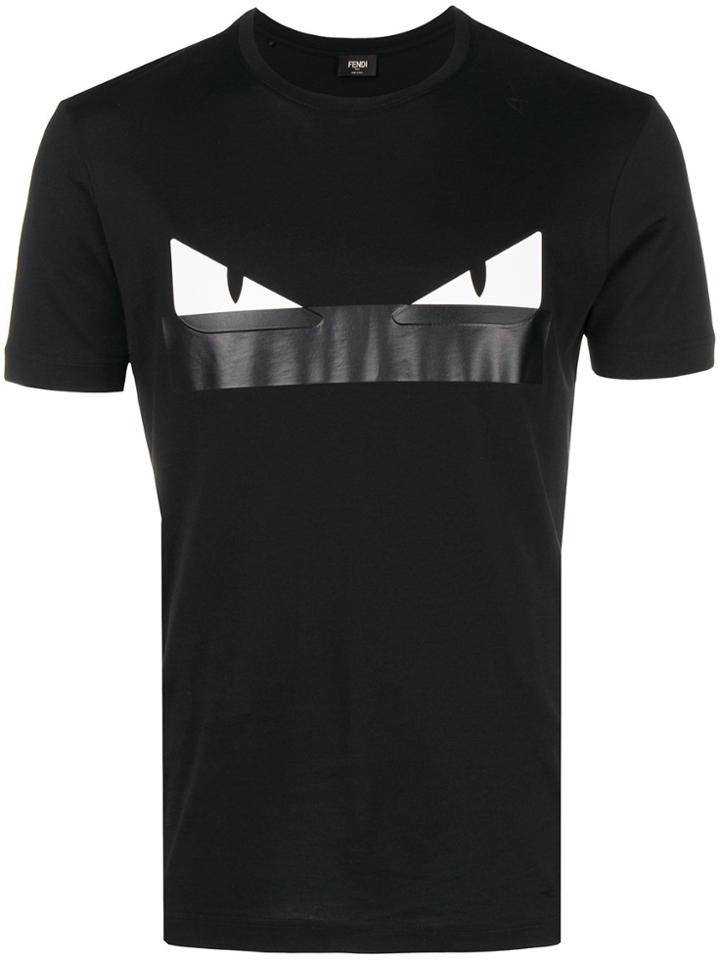 Fendi Bugs Eyes T-shirt - Black