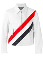 Thom Browne - Striped Shirt Jacket - Men - Cotton/polyester - 1, Grey, Cotton/polyester