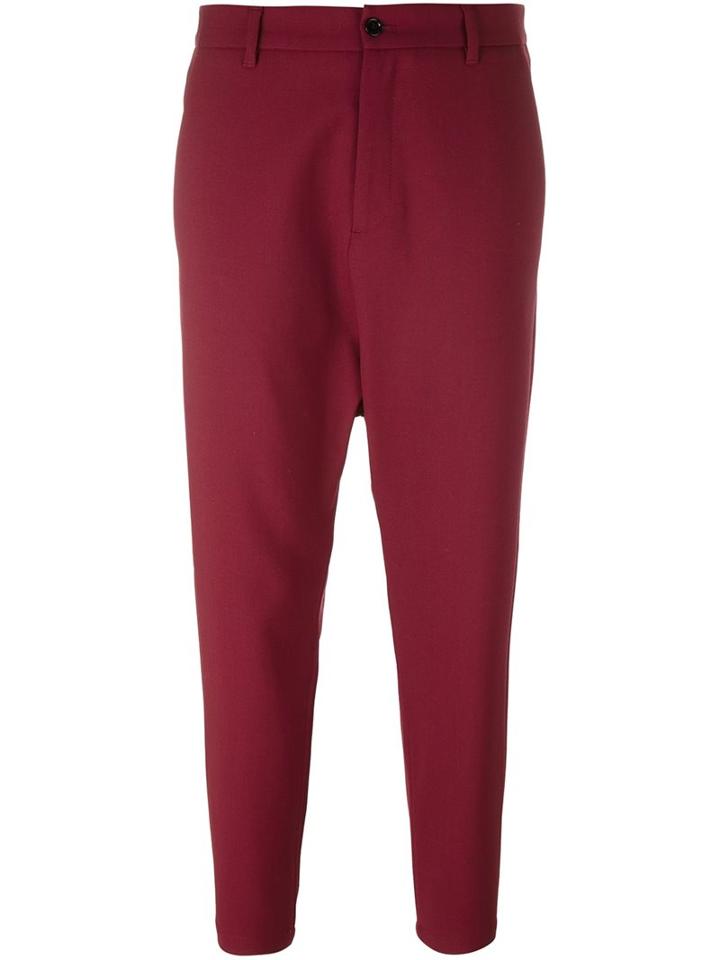 Hope 'was' Trousers, Women's, Size: 38, Red, Polyester/spandex/elastane/rayon/wool