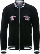 Guild Prime Embroidered Back Bomber Jacket, Men's, Size: 3, Black, Cotton