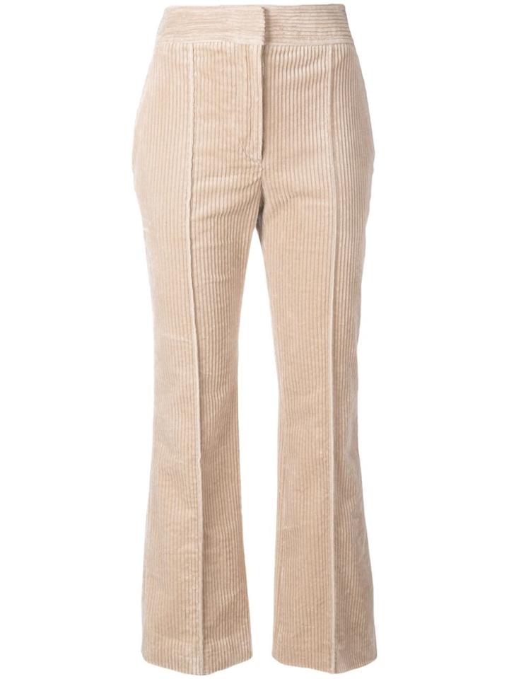 Joseph Corduroy Flared Trousers - Nude & Neutrals