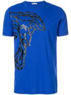 Versace Collection Medusa Logo T-shirt - Blue