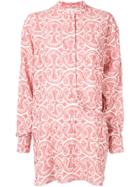 Jil Sander Floral Print Shirt - Pink